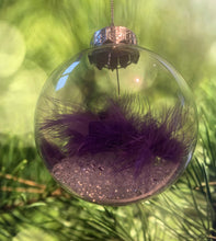 Handmade EPT Feather Christmas Bauble